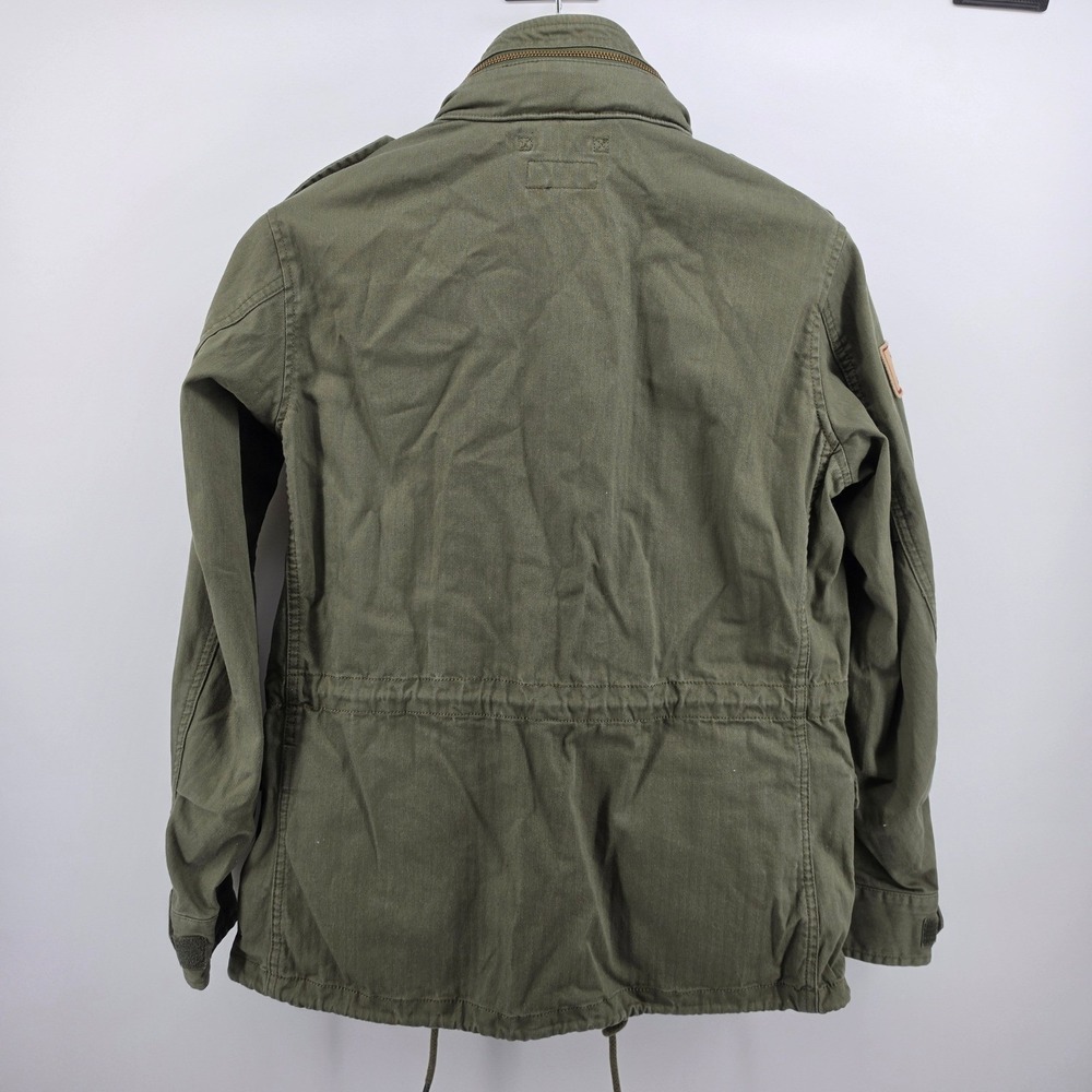 Polo Ralph Lauren Mens M-65 Military Field Jacket Olive Green USRL Patch Size M - Picture 6 of 13